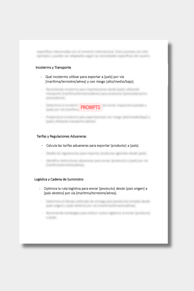 Guia: AI (Inteligencia Artificial) aplicada al Comercio Internacional + 50 prompts para ChatGPT - Imagen 2