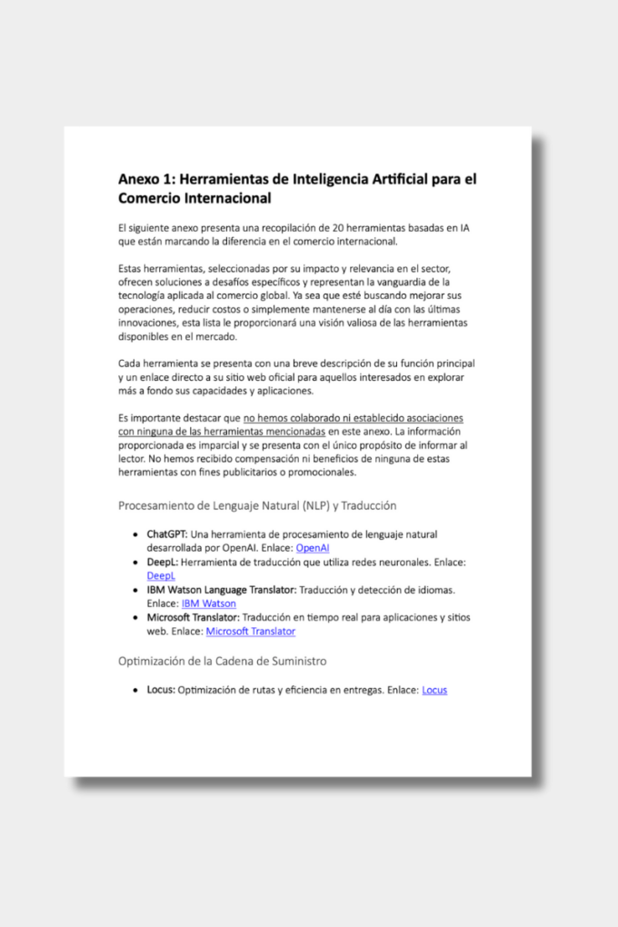 Guia: AI (Inteligencia Artificial) aplicada al Comercio Internacional + 50 prompts para ChatGPT - Imagen 4