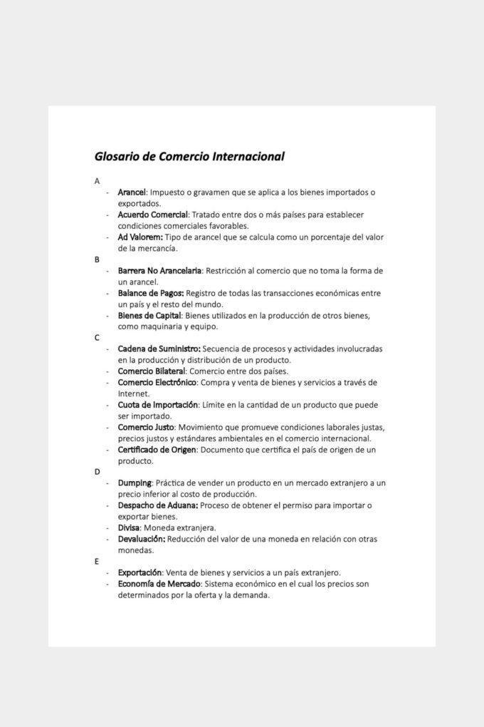 Guía Práctica de Comercio Internacional para Principiantes y Glosario (1.ª edición) - Imagen 4