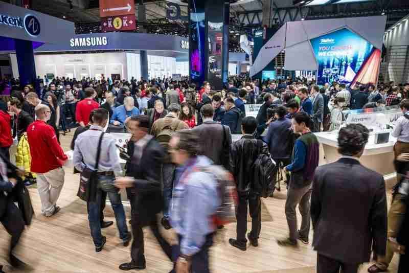 people at feria internacional